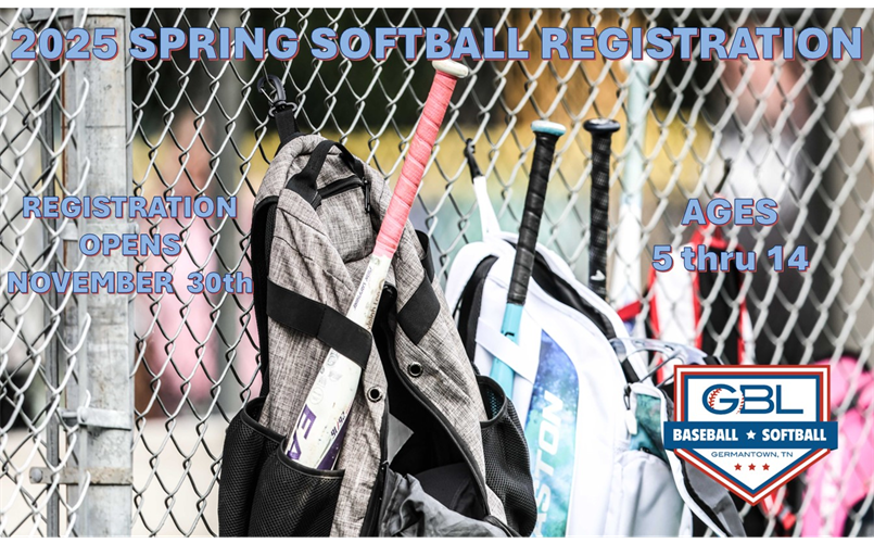 2025 SPRING SOFTBALL REGISTRATION